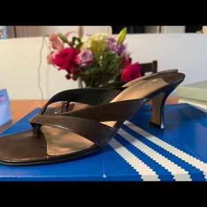 Tacones bajos color cafe//brown heels